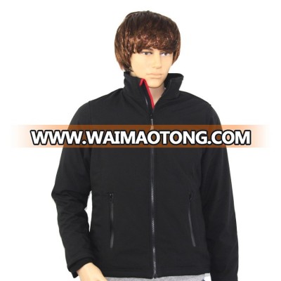 Low-voltage, black, charging and windproof men's jacket